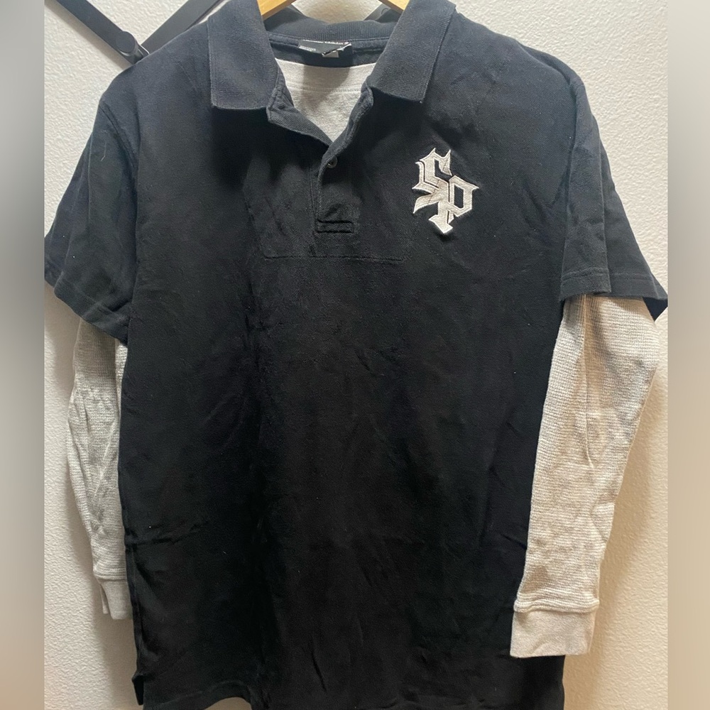 Southpole size M long sleeve polo